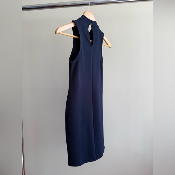 Popular 21 Mock Neck Bodycon Mini Dress - Picture 5 of 6